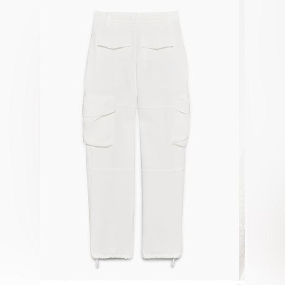 ARITZIA Project Cargo Pant High-rise Japanese crepe cargo pants size 12 New - Picture 4 of 7